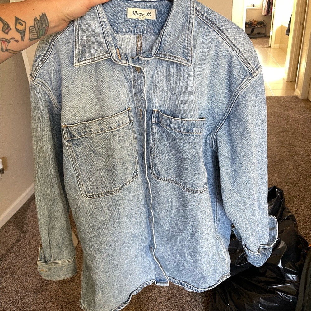 Light Blue Denim Shackey